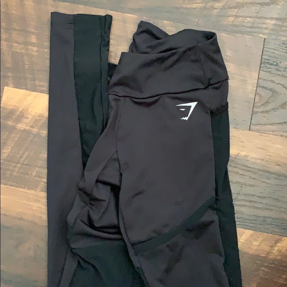 Black Mesh Gymshark Leggings